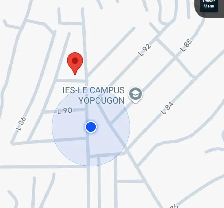 Plan d'accès à SOCAF, Institut des Aveugles à Yopougon