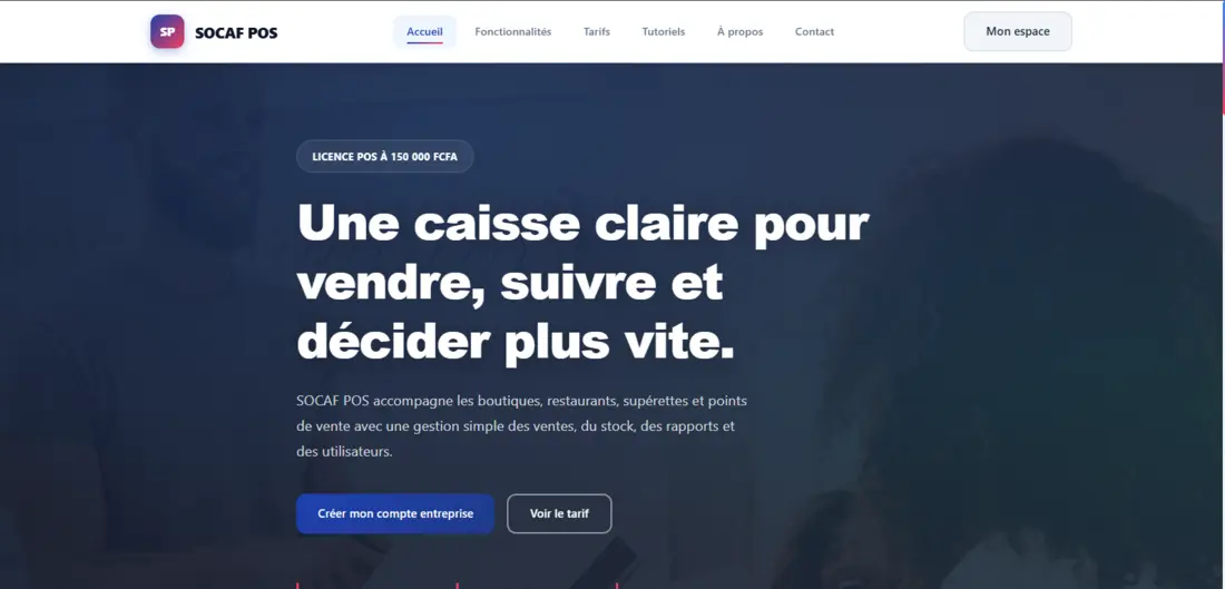 Logiciel de caisse SOCAF POS